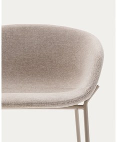 Bézs bárszék (ülésmagasság 65 cm) Yvette – Kave Home
