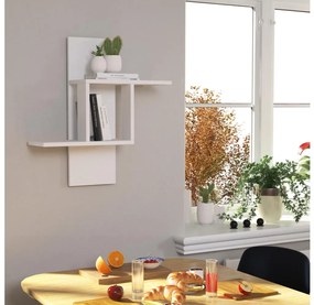 Asir Fali polc MILL 70x64 cm fehér 776HMS1605