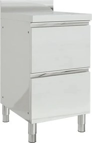 vidaXL 2 fiókos kereskedelmi konyhaszekrény 50x60x96 cm