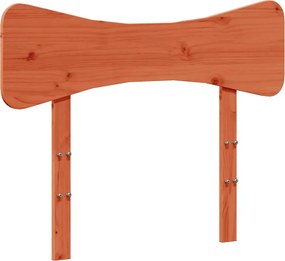 vidaXL viaszbarna tömör fenyőfa fejtámla 75 cm