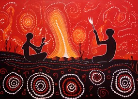 Poszter 70x50cm Tånc a tƱz istenének