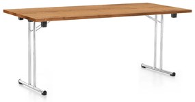 Összecsukható asztal 180 x 80 cm, arany tölgy