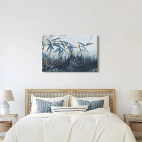 Kép - bambusz a falon (90x60 cm)