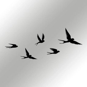 Fém fali dekoráció, Crow