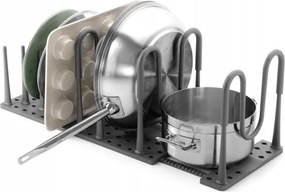 Állítható edényrendező fiókhoz, polchoz, konyhához szürke Peggy XX