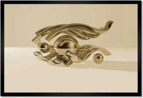 Poszterek keretben 60x40 Kávégolyók tejjel