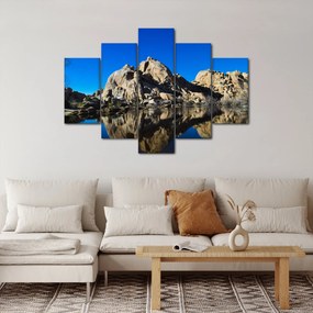 A tükröződő sziklák képe (150x105 cm)