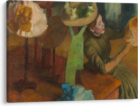Kép - Edgar Degas, The Millinery Shop, reprodukciók (70x50 cm)