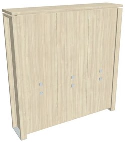 Verno+ magas szekrény 200 x 46 x 210 cm, akác