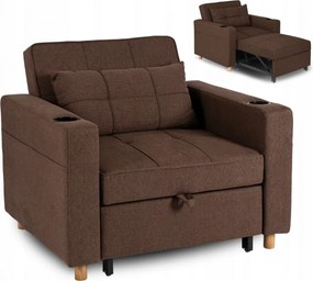 Dönthető fotel barna, SOLOR