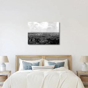 Kép - Házak háztetői Párizsban (70x50 cm)