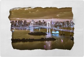 Poszterek 90x60 Szivárványhíd Tokióban