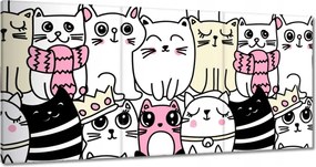 Vászonkép 180x90 Cica