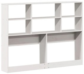 fehér tömör fenyőfa fejtámla tárolóval 160 cm