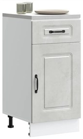 vidaXL Konyhai alapszekrény Kalmar beton szürke műfa