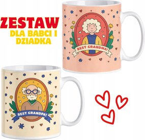 Nagymama És Nagypapa Napi Ajándék Szett 2x Best Grandpa Bögre Grandma