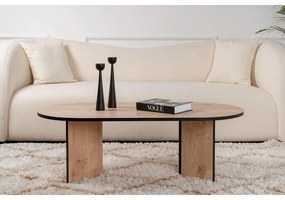 Dohányzóasztal Sable - Sapphire Oak, Fekete