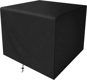 Huzat Kerti Asztal Grill Asztal Bútor Vízálló 100X90X60CMFEKETE