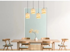 Globo 15580-4H - Csillár zsinóron ENGELBERT 4xE27/40W/230V