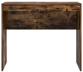 Íróasztal Füstölt tölgy Szerelt Fa 90 x 40 x 76 cm Íróasztal