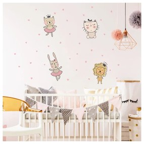 Scandinavian Animals with Hearts gyerek falmatrica szett - Ambiance