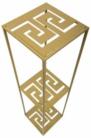 Virágállvány 100x24 cm arany színben