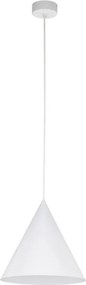 TK LIGHTING 10008 CONO Modern Függesztett Lámpa Fehér E27 IP20