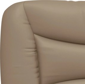 cappuccino színű műbőr fejtámla párna Hvar 100 cm