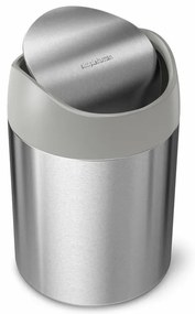 Asztali hulladékkosár Mini 1,5 l, rozsdamentes acél
