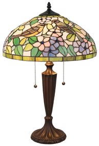 Tiffany asztali lámpa Rózsaszín Ø 41x60 cm