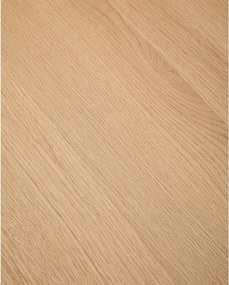 Étkezőasztal tölgyfa dekoros asztallappal 100x220 cm Idun – Kave Home