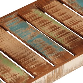 tömör újrahasznosított fa tálalóasztal 110x30x76 cm