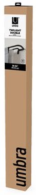Acél bővíthető dupla függönykarnis 76 - 213 cm Twilight – Umbra