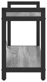 Könyvszekrény Szürke sonoma 80 x 30 x 48.5 cm Faanyag