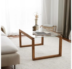 Kávésasztal VIA 40x85 cm fenyő