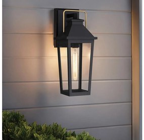 Quoizel QZ-BUCKLEY-S-MBK - Kültéri fali lámpatest S BUCKLEY 1xE27/40W/230V IP44