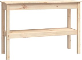 vidaXL tömör fenyőfa tálalóasztal 110 x 40 x 75 cm