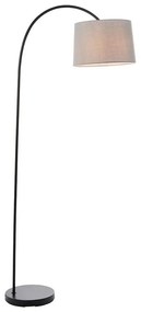 Endon 78163 - Állólámpa CARLSON 1xE27/60W/230V szürke/fekete