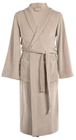 Szürkésbarna mikroplüss fürdőköpeny S/M Elena – Tiseco Home Studio