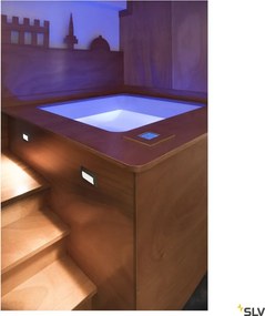 SLV 233625 DOWNUNDER Kültéri Falba Építhető Lámpa Antracit, Fekete LED IP55