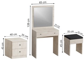 Fésülködőasztal Nikki (travertin)  . 1102392