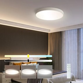 Brilagi-LED Dimmelhető POOL SMART medencelámpa LED/48W/230V 40 cm Wi‑Fi Tuya+ távirányító fehér