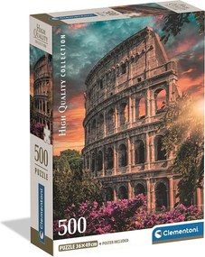 Róma Colosseum 500 db-os Compact puzzle Clementoni