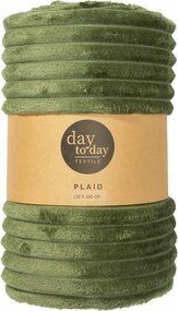 Flanel Takaró Poliészter Zöld 160 X 130 CM