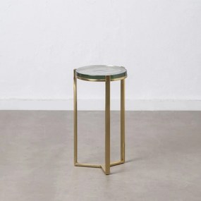 Modern kerek kisasztal arany színű 53,5 cm