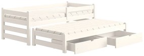 Alis DPV 001 alul kihúzható gyerekágy - fehér, 90x180