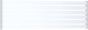 Dakar vízszintes dekoratív radiátor 100x395 Fehér Matt Sima