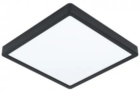 LED panel , 20W , falon kívüli , négyzet , természetes fehér , fekete keret , EGLO , FUEVA 5 , 99257