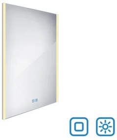 NIMCO ZP 11002VX - LED Fürdőszobai tükör háttérvilágítással 3000-6500K 80x60 cm IP44