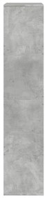 betonszürke szerelt fa térelválasztó 100 x 33 x 155,5 cm